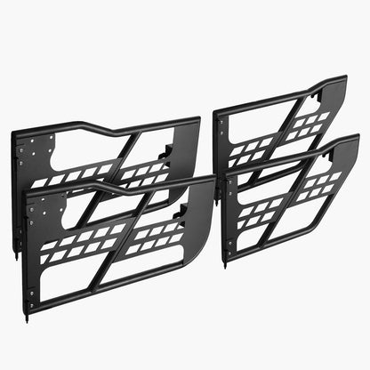 Jeep Tube Doors, 4-Door, Hunting Style Jeep Tubular Door with Heavy-Duty Hinges & OE Latch, Jeep Doors with Rubber Pads, Fit for 2018-2024 Jeep Wrangler JL & 2020-2024 Jeep Gladiator JT - Image 9