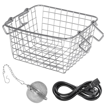 Ultrasonic Cleaner 2L Jewelry Cleaning with Digital Timer Ultrasonic Cleaning Machine for Jewellery Rings Watches Eyeglasses Dentures Coins Metal Parts Commercial and Home Use - Image 9