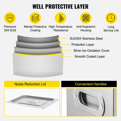 Powerful Stainless Steel 13.5-15 L Liters Ultrasonic Cleaner 360W Digital Heater Timer - Image 7