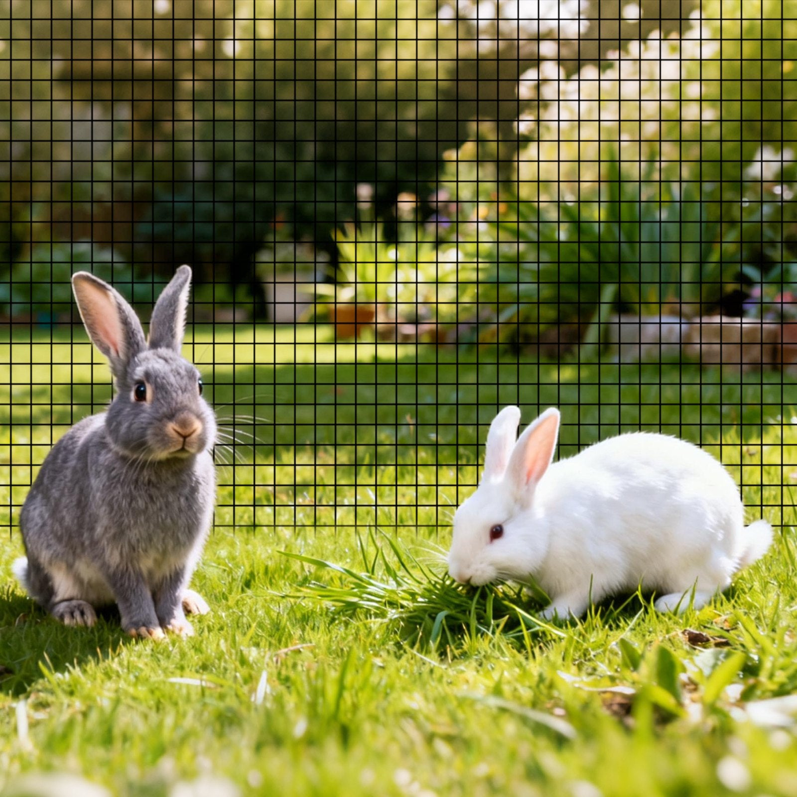 Hardware Cloth 61cm x 15.2m, 1/2 in 19 Gauge Galvanized Wire Mesh Roll, Weather-Resistant Vinyl Coated Chicken Wire Fencing, Heavy Duty Welded Garden Plant Fencing for Rabbit Cage Snake Fence - Image 8
