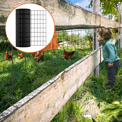 Hardware Cloth, 24'' x 50' Galvanized Wire Mesh Roll, 16 Gauge Chicken Wire Fence Roll, Vinyl Coating Metal Wire Mesh for Chicken Coop Barrier, Rabbit Snake Fences, Poultry Enclosures - Image 8