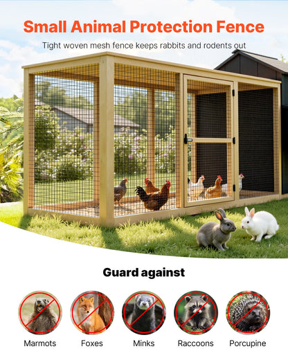 Hardware Cloth 91cm x 7.62m, 2 x 3 in Mesh 16 Gauge Galvanized Wire Mesh Roll, Weather-Resistant Vinyl Coated Chicken Wire Fencing, Heavy Duty Welded Garden Plant Fencing for Rabbit Cage Snake - Image 2