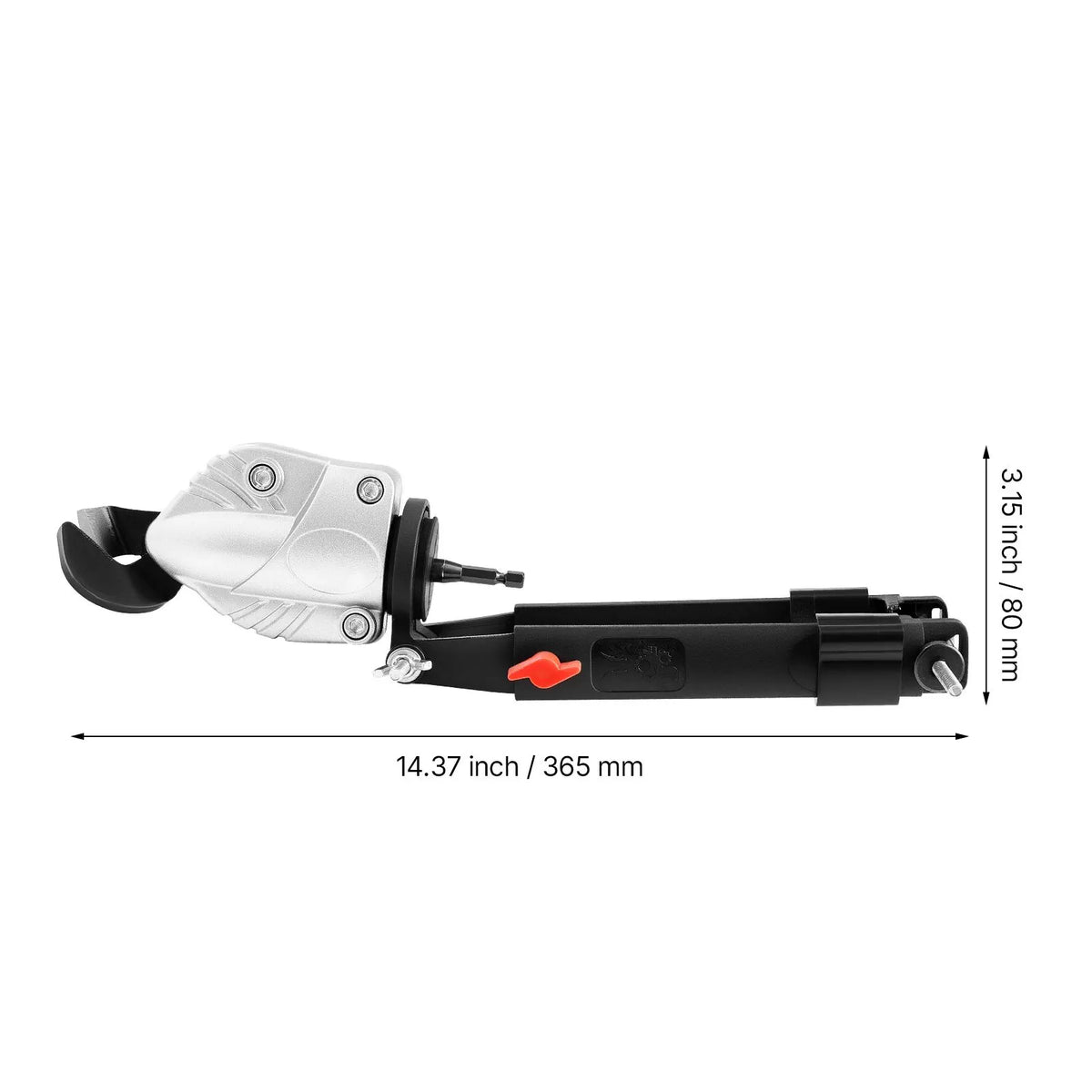 Metal Shear/Cutter Drill Attachment, Sheet Metal Cutter with 360-Degree Pivoting Head, Sharp Blades,Ideal for 18 GA Galvanized Steel, 20 GA Stainless Steel, Aluminum Plate, Plastic, Cardboard - Image 8