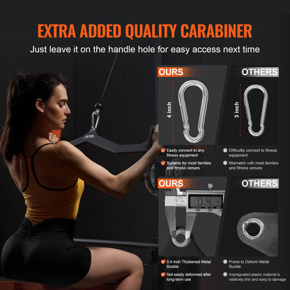 LAT Pulldown Bar Tricep Handle Attachment V-bar Cable Machine for Home Gym - Image 4
