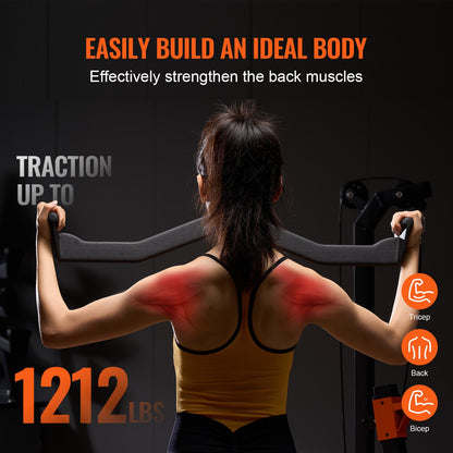 LAT Pulldown Bar Tricep Handle Attachment V-bar Cable Machine for Home Gym - Image 6