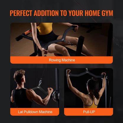 LAT Pulldown Bar Tricep Handle Attachment V-bar Cable Machine for Home Gym - Image 7