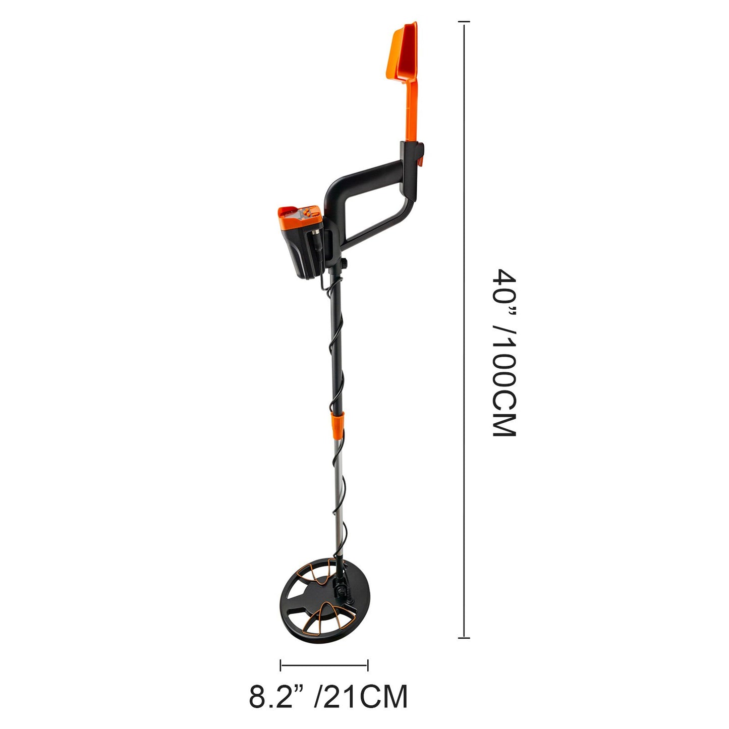 Metal Detector Waterproof Disc Metal detectors Underwater Underground high Accuracy LCD Display Metal Detector for Adults and Children Headphone Automatic Detector (Yellow 3010) - Image 8