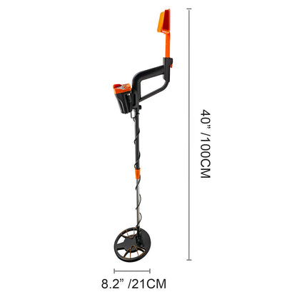 Metal Detector Waterproof Disc Metal detectors Underwater Underground high Accuracy LCD Display Metal Detector for Adults and Children Headphone Automatic Detector (Yellow 3010) - Image 8