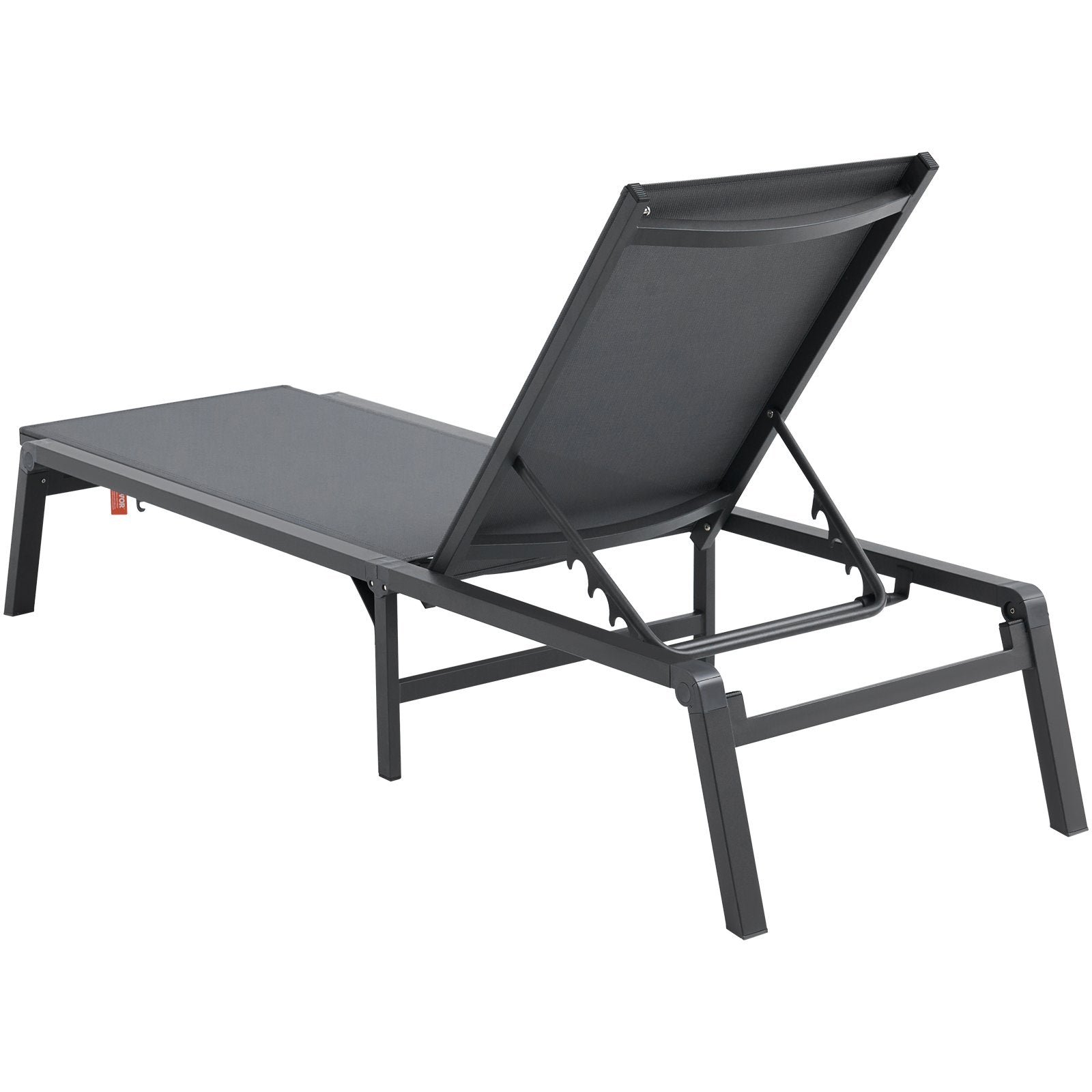 Chaise Lounge Chair Outdoor Patio Lounge Chair Adjustable 5-Position 2 pcs - Image 9