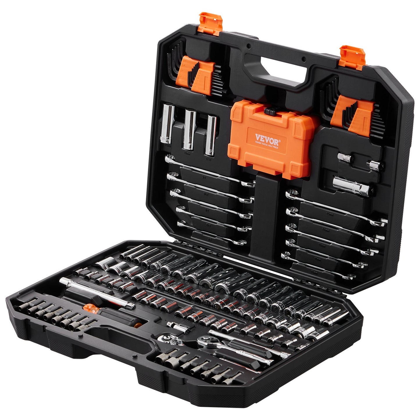 Mechanics Tool Set and Socket Set 1/4in 3/8in Drive 145 Pcs SAE and Metric - Image 9