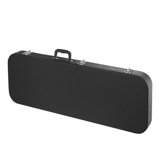 Electric Guitar Hard Case, 1095 mm Rectangular Guitar Hard Case, With Lock Latch Keys Handle, PVC Padding Soft Lining Water-Resistant Hard Shell Guitar Cases, for 990 mm Electric Guitars, Black - Image 9