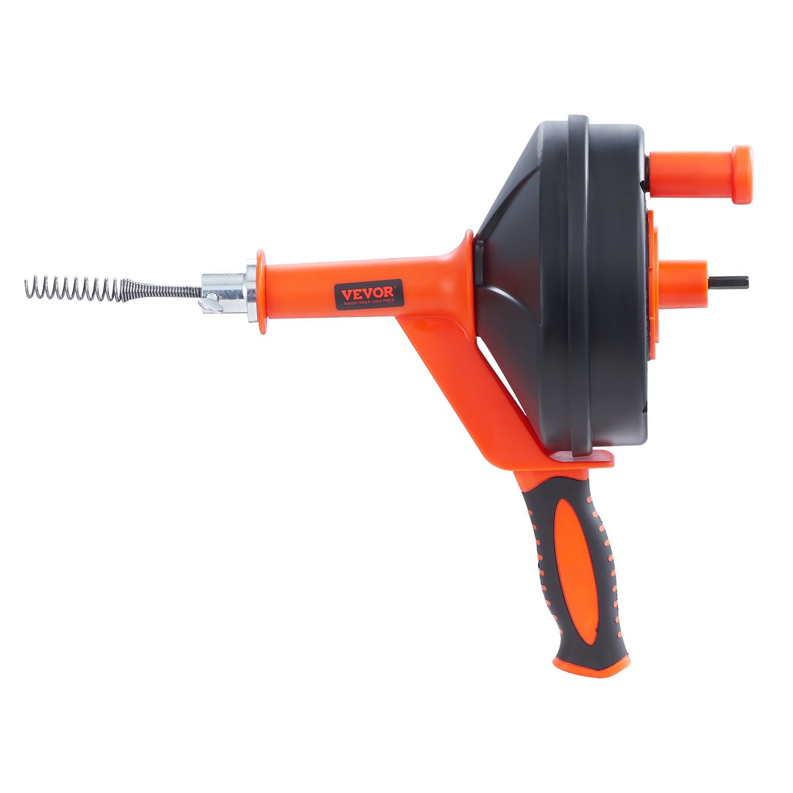 Drain Auger 25ft 1/4in Drum Plumbing Drain Snake Clog Remover Manual-feed - Image 9