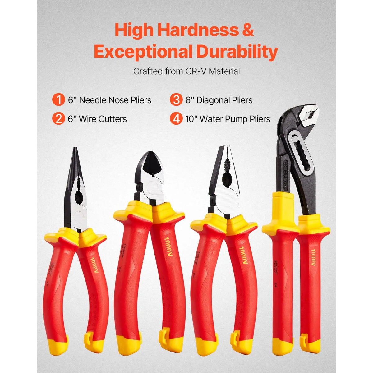 Insulated Screwdriver Set 12-Piece Insulated Tool Set for Electricians - Image 3