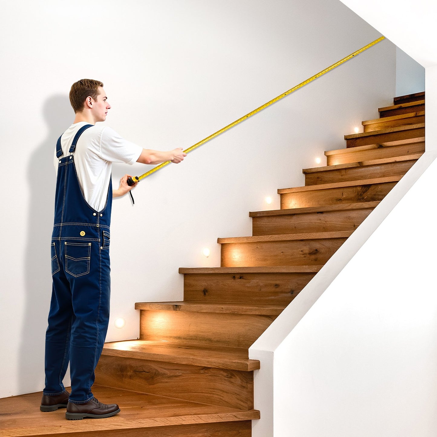Tape Measure 7620mm Retractable Imperial Metric for Decoration - Image 8