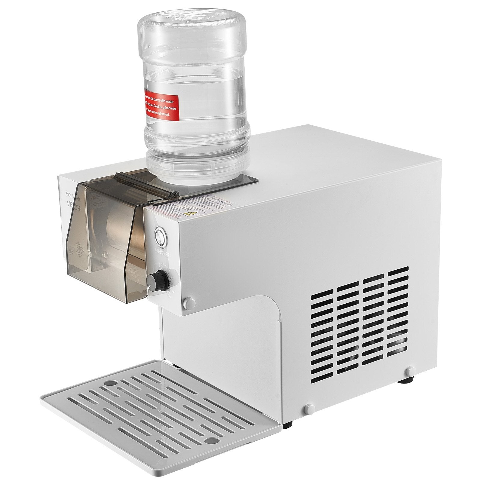 Snowflake Ice Machine, 40KG/24H Snowflake Ice Maker, Ice-Shaver Machine with Stainless Steel Blade, Electric Snow Cone Maker with 1.8L Tank, 90S Fast Pre-Cooling, for Home & Small Gatherings - Image 9