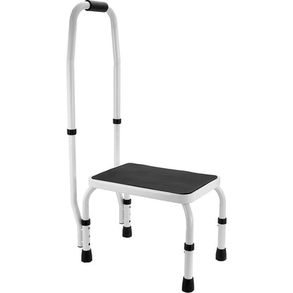 Step Stool 1-Step 150KG Capacity, 3 Adjustable Height with Handle Steel Step Ladder, Portable Toddler Step Stools for Adults, Non-Slip Sturdy Step Ladders for Office, RVs, Pets - Image 9