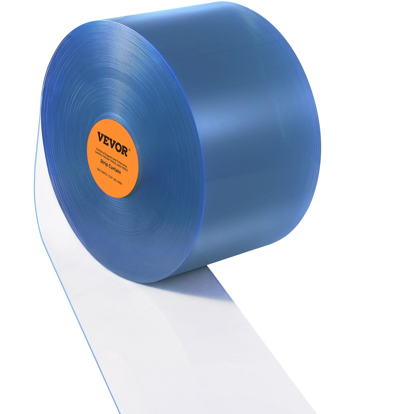 Strip Curtain, 3048 cm L x 30.5 cm W x 3 mm Thickness, Clear PVC Smooth Curtain Strip Door Bulk Roll, Plastic Door Strips for Doorway of Supermarket, Garage, Warehouse, Barn, Pet Animal House - Image 9
