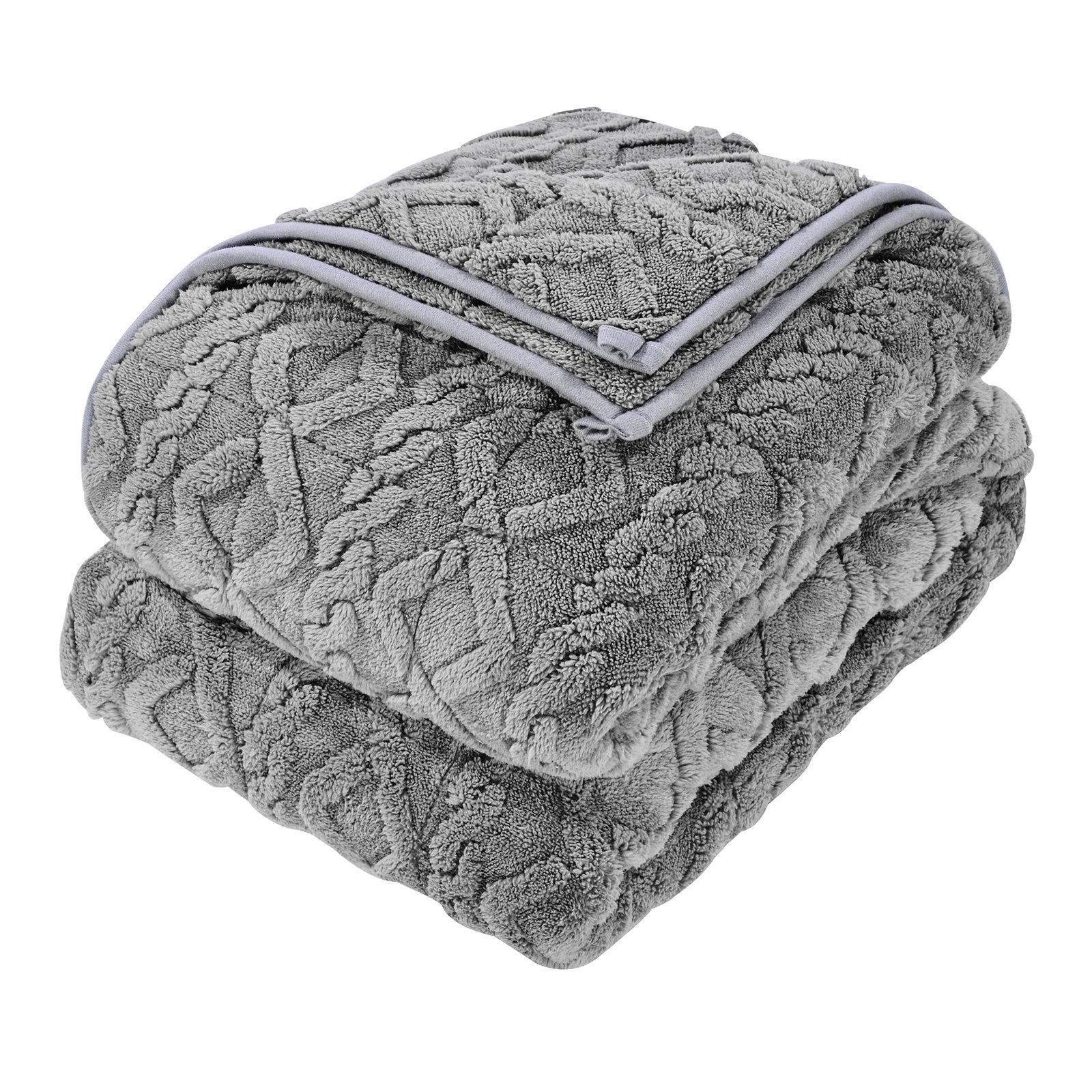 Weighted Blanket, 9 kg, 1524 x 2032 mm Queen Size, Sherpa Fleece Heavy Blanket with Glass Beads, Soft Warm Cozy Fluffy Touch, for 90-113 kg Adults, Anxiety Stress Relief, Improve Sleep, Grey - Image 9