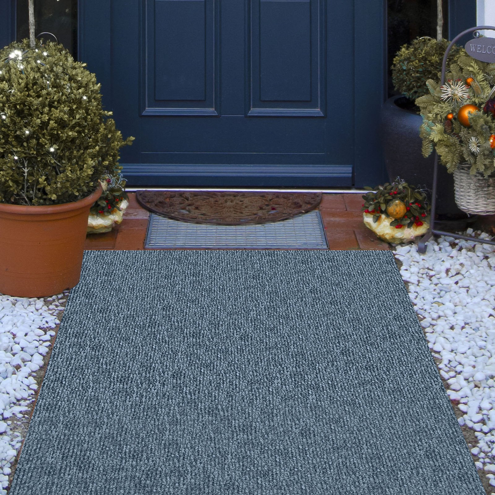 Gray Marine Carpet 6 ft x 36 ft, Boat Carpet Rugs, Indoor Outdoor Rugs for Patio Deck Anti-Slide TPR Water-Proof Back Outdoor Marine Carpeting Outdoor Carpet - Image 8