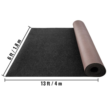 Bass Boat Carpet Cutpile Marine Carpet 6 x 13 ft Charcoal Black In/Outdoor - Image 8