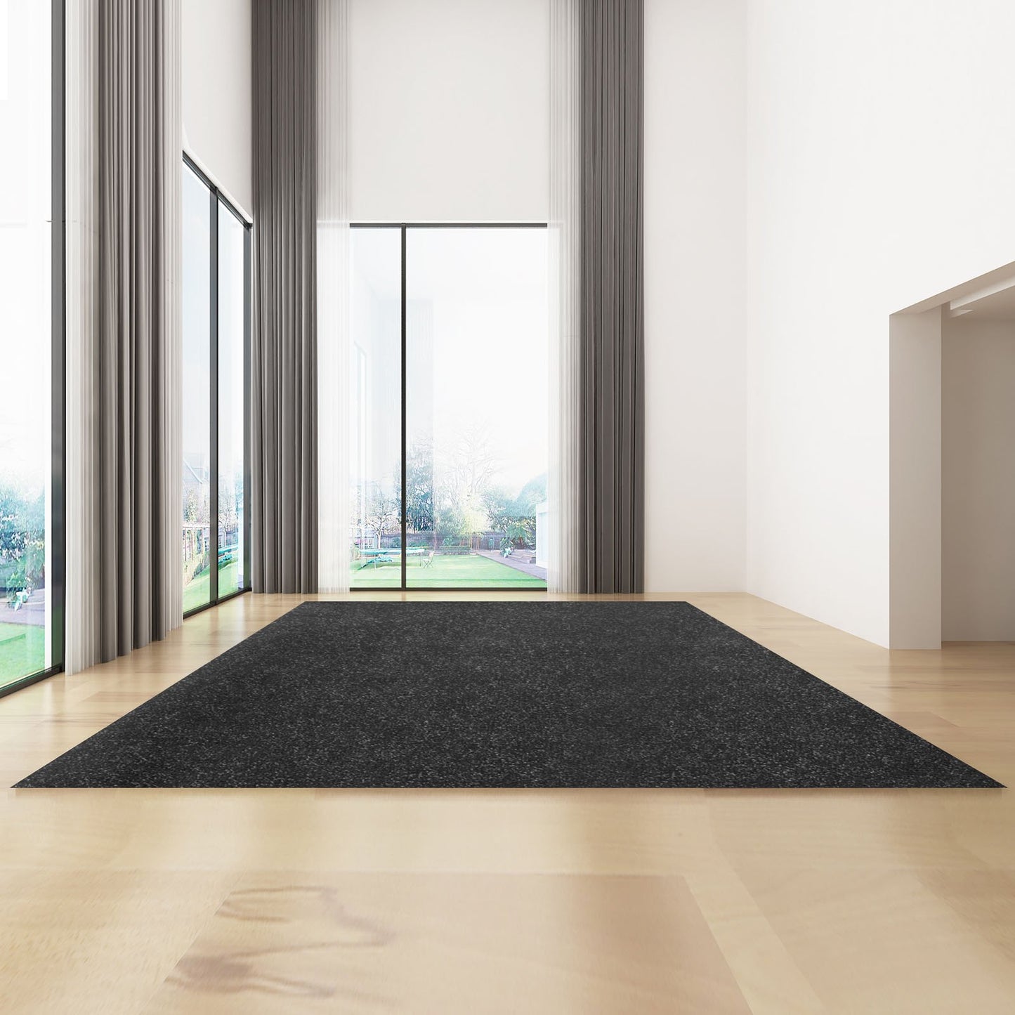 Bass Boat Carpet Cutpile Marine Carpet 6 x 13 ft Charcoal Black In/Outdoor - Image 8
