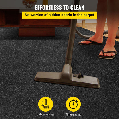 Marine Carpet, 6 x 23 ft Boat Carpeting, Charcoal Black Marine Grade Boat Carpet, Indoor/Outdoor Marine Carpeting with Water-proof TPR Backing, Water-proof Carpet Roll for Home, Patio, Porch, De - Image 6