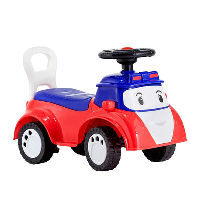 Ride On Toddler Push Car, Push Car for Toddler 19 to 36 Months, Kids Ride On Toy with Music & Under-seat Storage, 25 kg Load Capacity, Foot-to-Floor Walker for Toddlers Boys Girls, Red - Image 9