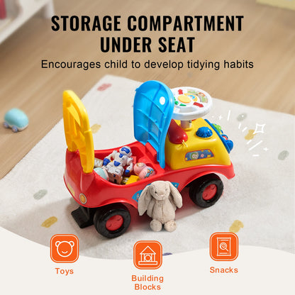 Ride On Push Car for Toddlers, Ages 1-3, Ride Racer, Sit to Stand Toddler Ride On Toy, Classic Kids Ride On Car with Music Steering Wheel, Horn & Under Seat Storage, Ride On Toy for Boys Girls - Image 5