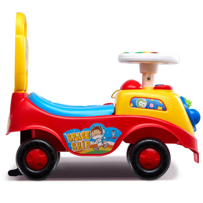Ride On Push Car for Toddlers, Ages 1-3, Ride Racer, Sit to Stand Toddler Ride On Toy, Classic Kids Ride On Car with Music Steering Wheel, Horn & Under Seat Storage, Ride On Toy for Boys Girls - Image 9