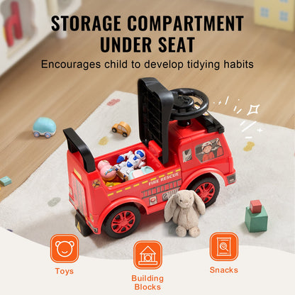 Ride On Push Car for Toddlers, Ages 1-3, Ride Racer, Sit to Stand Toddler Ride On Toy, Classic Kids Ride On Car with Music Steering Wheel & Under Seat Storage, Ride On Toy for Boys Girls, Red - Image 5