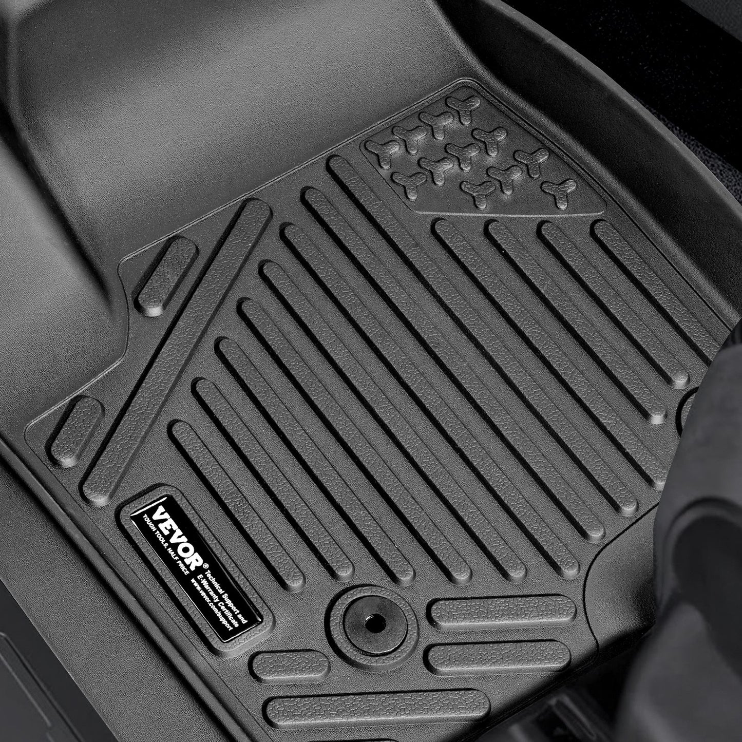 Automotive Floor Mats Fits for Chevrolet Silverado/GMC Sierra 1500 3 pcs - Image 8