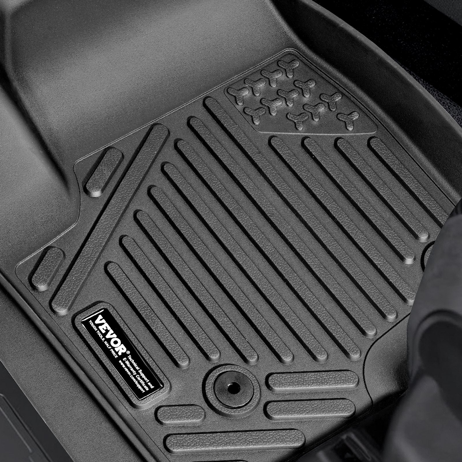 Automotive Floor Mats Fits for Chevrolet Silverado/GMC Sierra 1500 3 pcs - Image 8