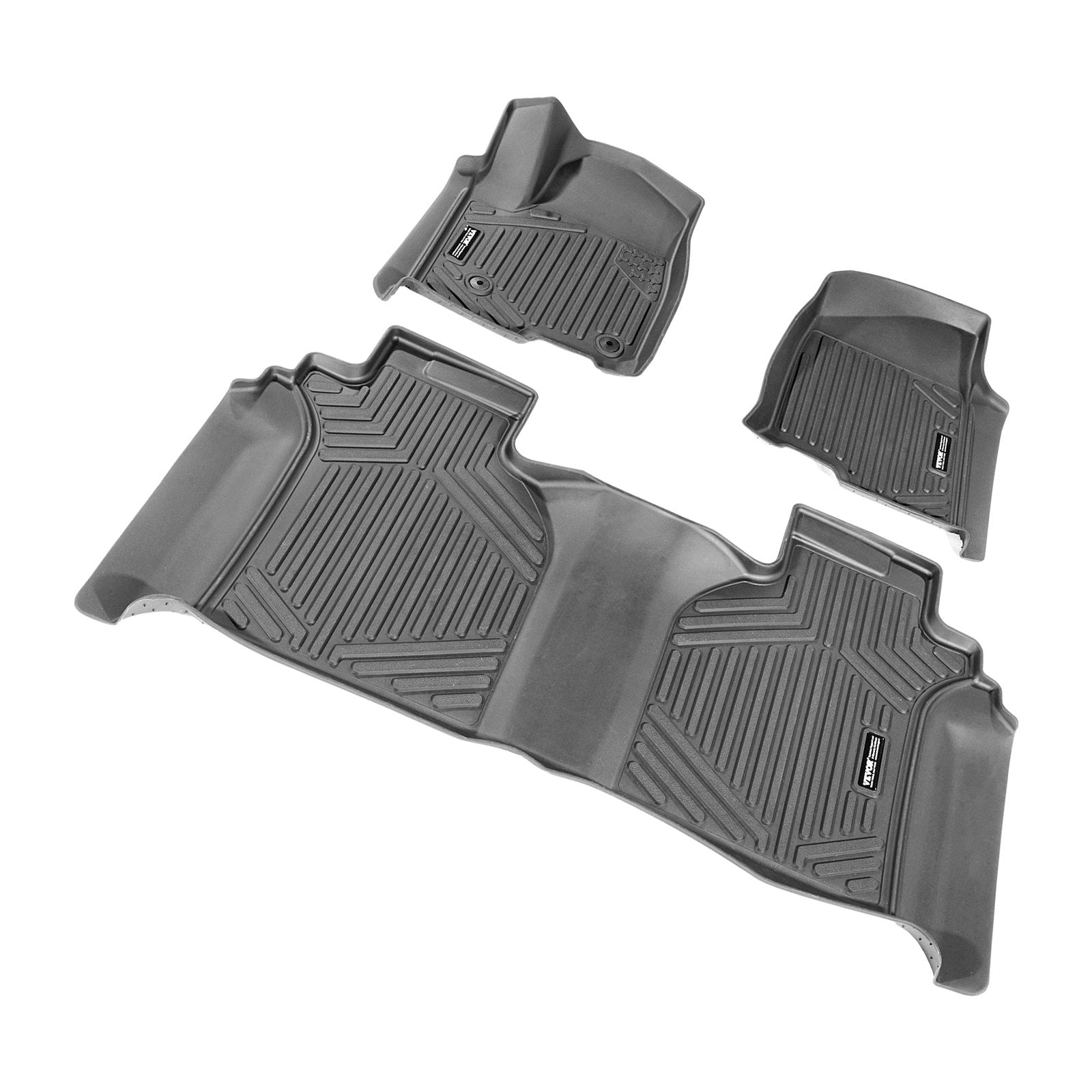 Automotive Floor Mats Fits for Chevrolet Silverado/GMC Sierra 1500 3 pcs - Image 9