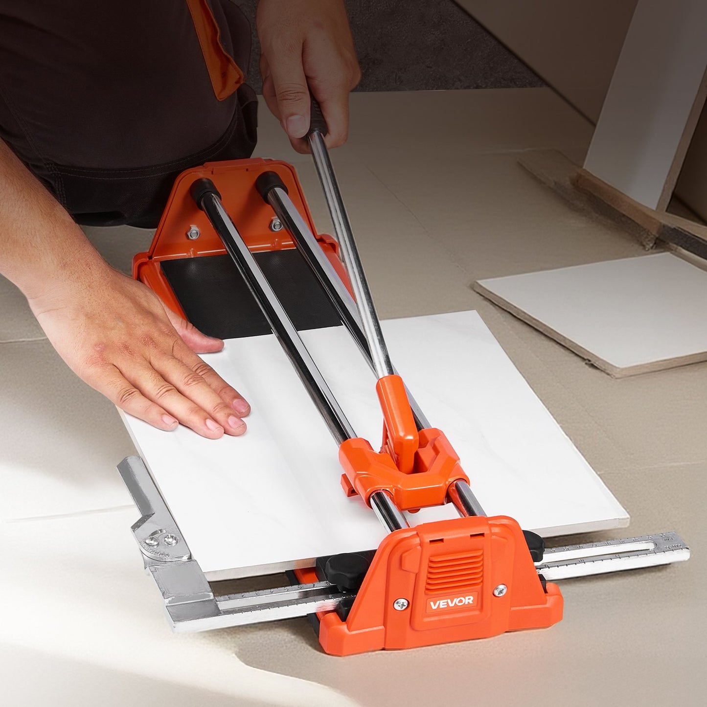 430mm Manual Tile Cutter for Wall & Polished Tiles,Double Rails for Precise Cutting, Tungsten Carbide Wheel,Non-Slip Handle,Anti-Displacement Pressure Rod,Precise Cuts for Pros & Beginners - Image 8