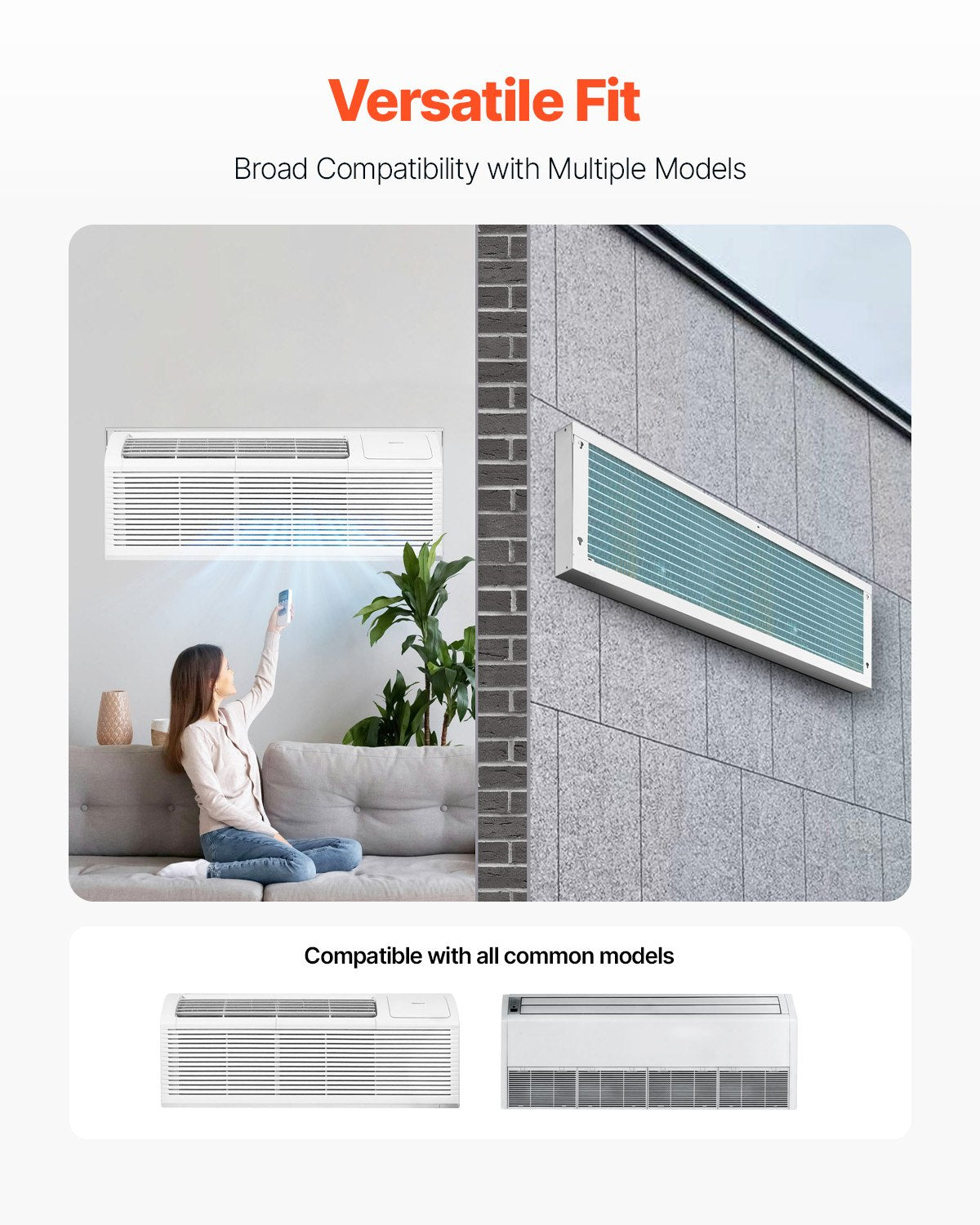 Air Conditioner Wall Sleeve 42 in Universal Through the Wall AC Sleeve - Image 2
