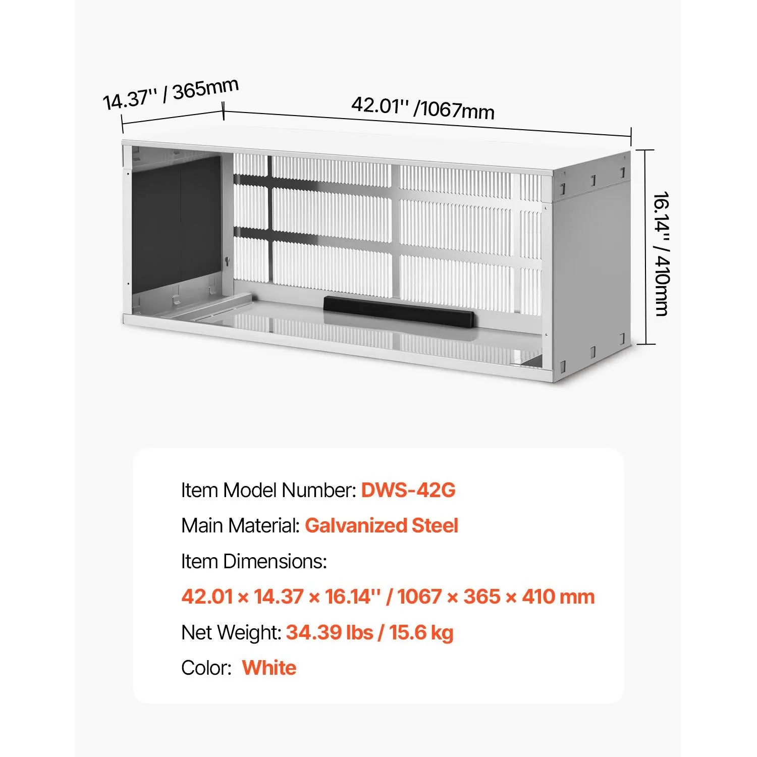 Air Conditioner Wall Sleeve 42 in with Exterior Grille Wall AC Sleeve - Image 7