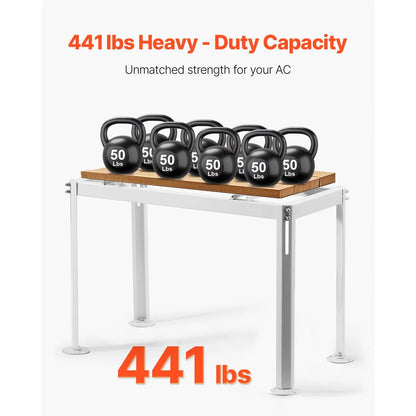 Mini Split Ground Stand Adjustable Anti Vibration for 9000-18000 BTU - Image 2