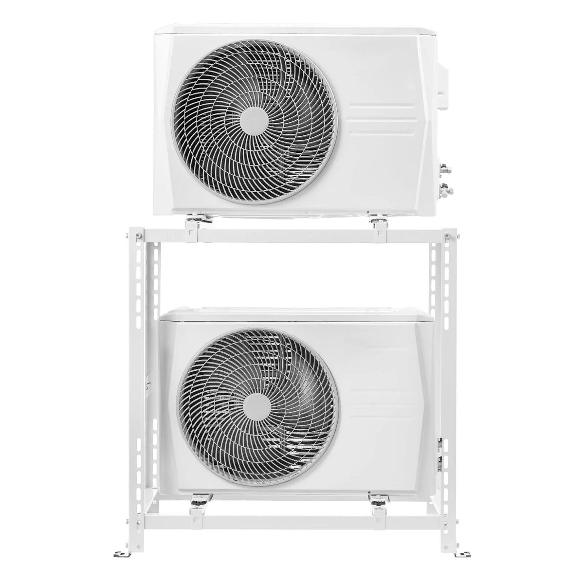 Mini Split Ground Stand, Anti-Vibration Mini Split Stand for 9000-18000 BTU Ductless Air Conditioner Heat Pump, Heavy Duty AC Base Bracket Floor Mount w/ 250kg Max. Load,Dual Levels - Image 9