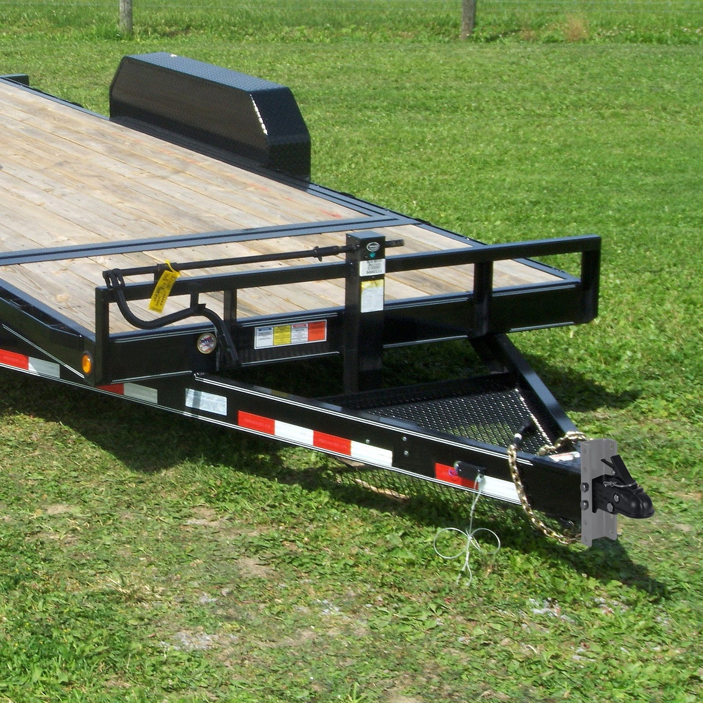 Adjustable Trailer Coupler, 2-5/16" Hitch Ball, 15000 lbs Capacity, Heavy Duty Cast Channel-Mount Coupler with Hardware Kit, Ideal for Towing Station Wagons, Pickup Trucks, SUVs, Black Coating - Image 8