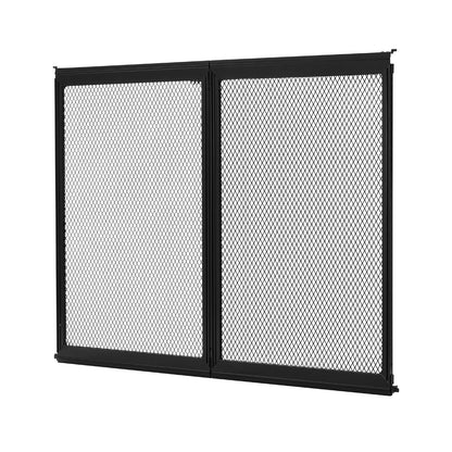 RV Screen Door Protector, 622.3 x 508 mm Door Grille, Easy to Install and Disassemble, Reinforced Breathable Protective Mesh, Aluminum Alloy Camper RV Entry Protector for Pet Protection, Black - Image 9