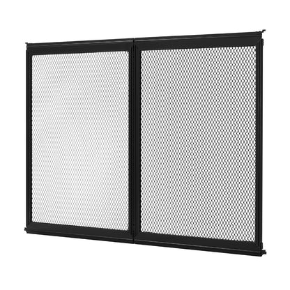 RV Screen Door Protector, 673.1 x 508 mm Door Grille, Easy to Install and Disassemble, Reinforced Breathable Protective Mesh, Aluminum Alloy Camper RV Entry Protector for Pet Protection, Black - Image 9