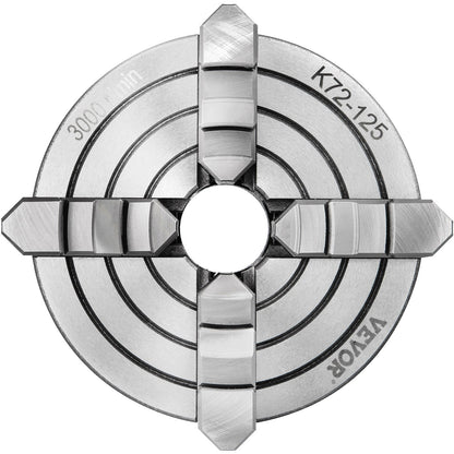Metal Lathe Chuck 4-Jaw Independent 5 inch Cast Iron Milling Turning CNC - Image 9