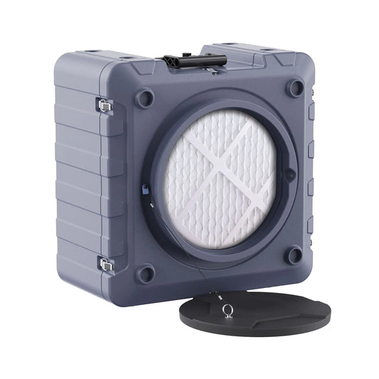 Air Scrubber with 3-Stage Filtration, Stackable Negative Air Machine 550 CFM, Air Cleaner with MERV10, Carbon, H13 HEPA, for Home, Industrial and Commercial Use