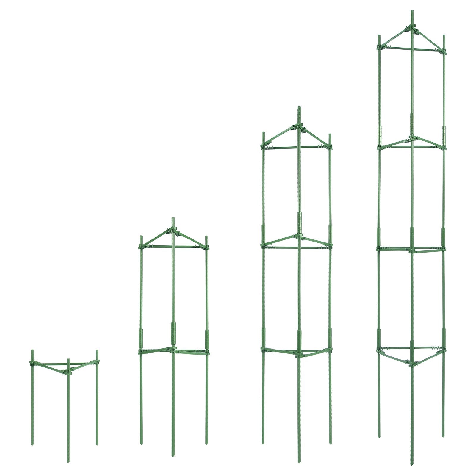 4 Packs Tomato Cages for Garden 1620 mm Tomato Plant Stakes Support Cage