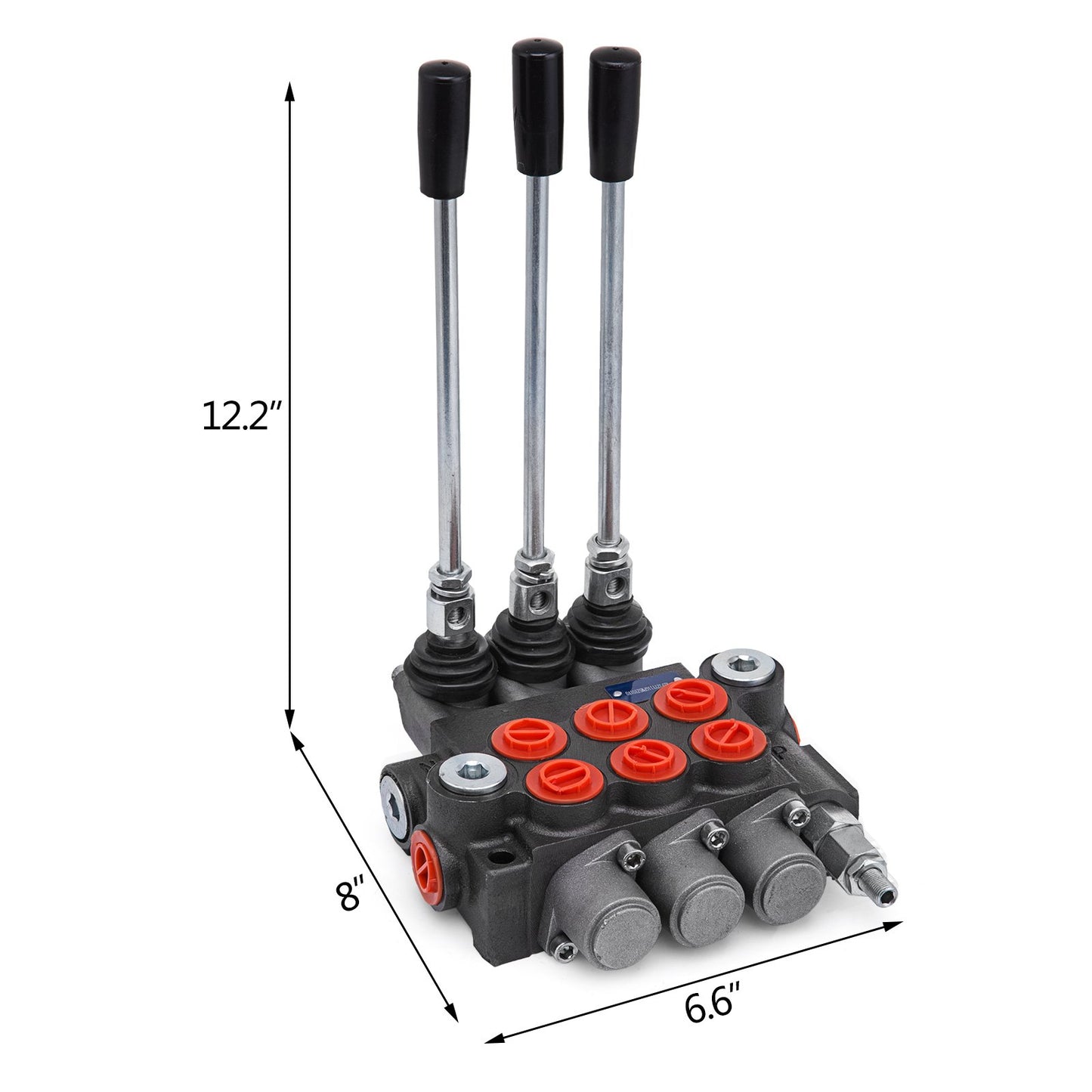 3 Spool Hydraulic Control Valve 11GPM Hydraulic Directional Control Valve Double Acting Hydraulic Valve for Tractors Loaders Tanks - Image 8
