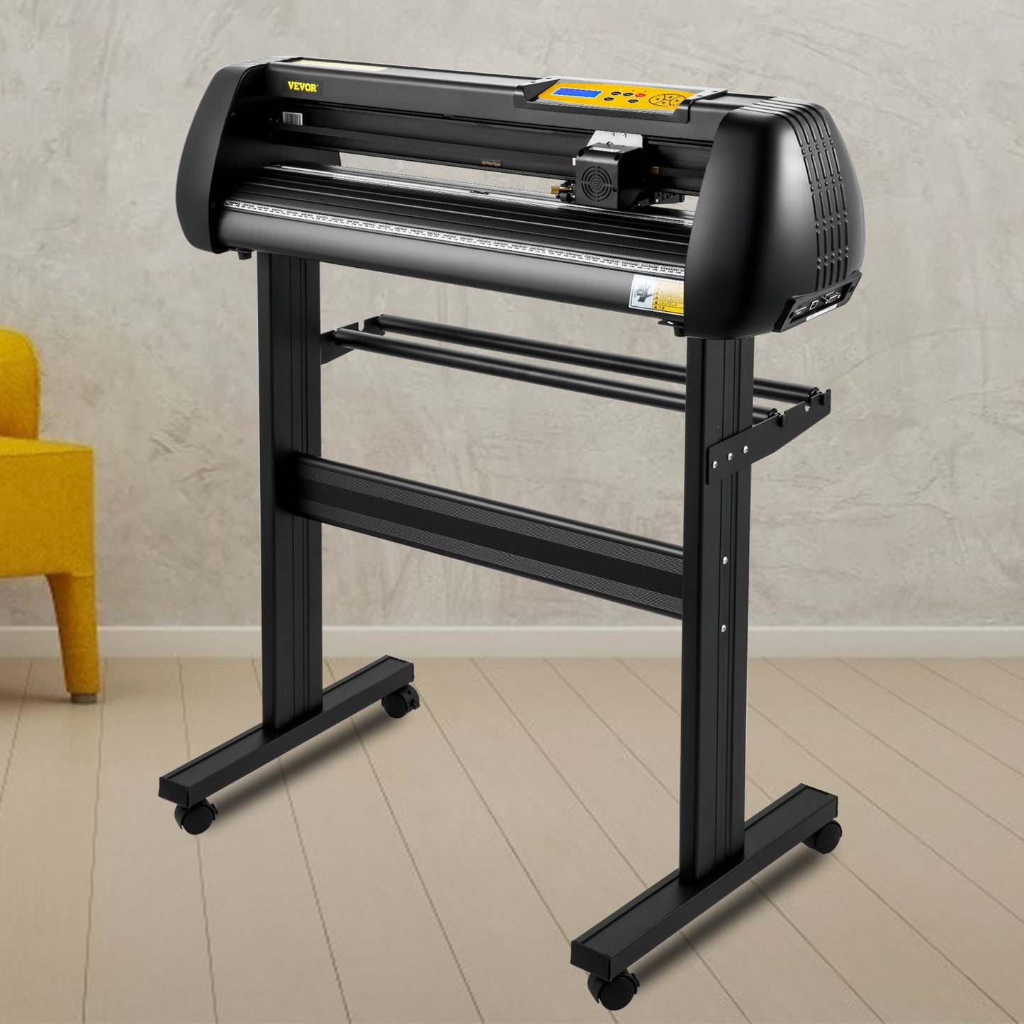 Vinyl Cutter, 28inch Paper Feed Cutting Plotter Bundle, Adjustable Force & Speed Vinyl Printer with Powerful Stepper Motors, Signmaster Software Bundle Kit Compatible with Windows System - Image 8