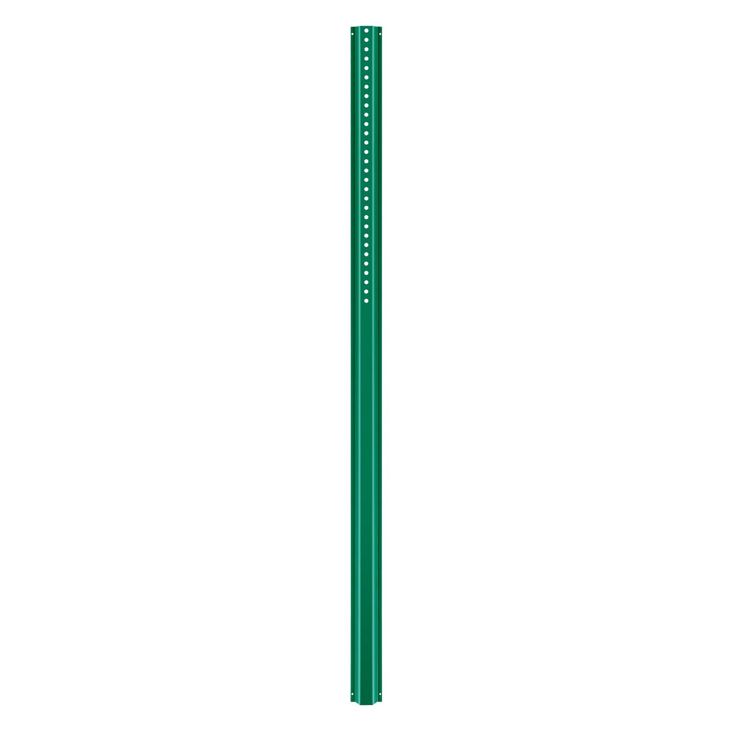 6FT U-Channel Sign Post, 4Pack Green Heavy Duty Steel Fixed Fence Post, Steel Fence U-Channel Sign for Garden, Courtyard, Farm or Traffic Intersection