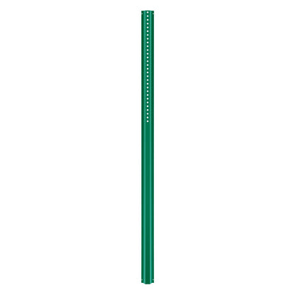 6FT U-Channel Sign Post, 4Pack Green Heavy Duty Steel Fixed Fence Post, Steel Fence U-Channel Sign for Garden, Courtyard, Farm or Traffic Intersection