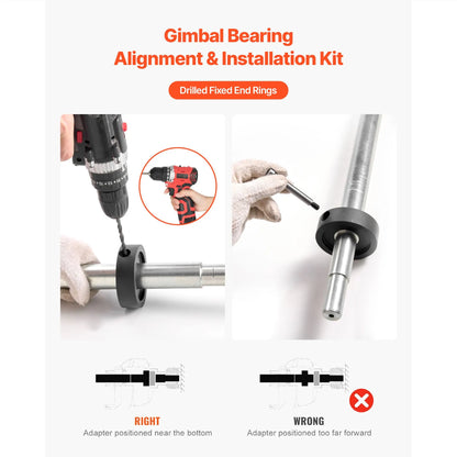 Mercruiser Alignment Tool & Gimbal Bearing Puller Set, Compatible with Mercruisers, OMC, Volvo Cobra Bell Housings, Engine Alignment Tool, Bearing Puller Seal Bellow Expander Tools Easy-to-Use - Image 4