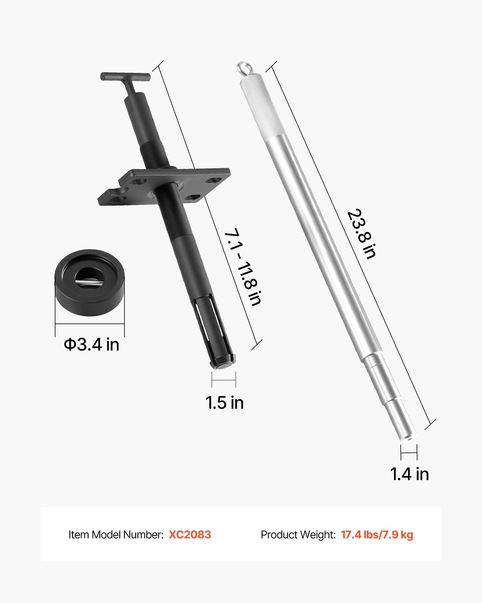 Mercruiser Alignment Tool & Gimbal Bearing Puller Set, Compatible with Mercruisers, OMC, Volvo Cobra Bell Housings, Engine Alignment Tool, Bearing Puller Seal Bellow Expander Tools Easy-to-Use - Image 7